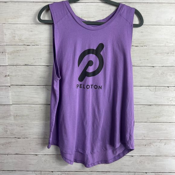 Peloton Tops - Peloton Purple Logo Tank